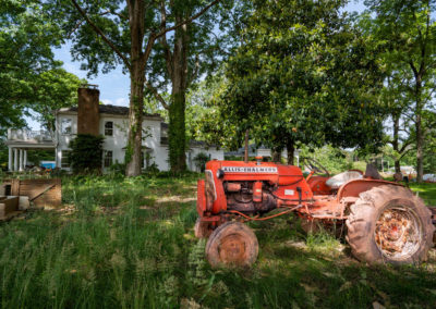 Allis-Chalmers tractor found on the property of 13828 Beatties Ford Road.